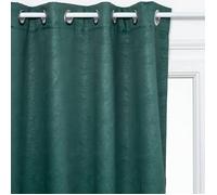 Rideau occultant ""Feuilles"" vert 140x260cm - Atmosphera createur d'interieur