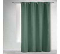 Douceur d'Intérieur, Rideau à Oeillets (135 x 240 cm) Occult Cèdre, Occultant