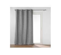 Rideau Occultant Jacquard "Dusky" 140x240cm Anthracite