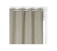 Atmosphera - Rideau occultant Lea - 140 x 260 cm - Gris clair Gris clair