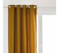 Rideau occultant "Malo" ocre jaune - 140x260 cm - Atmosphera créateur d'intérieur