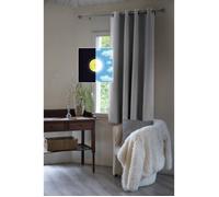 Rideau Occultant - Obscure - 140 x 280 cm - Gris Clair - 100% Polyester - OEKO-TEX