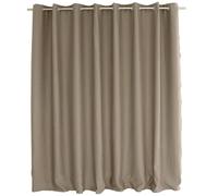 Rideau occultant - OBSKUR - Naturel - 300 x 240 cm - Œillets métal - 100% polyester