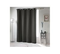 Rideau occultant 135 x 280 cm occultant uni Noir Charbon