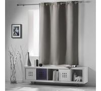 Rideau occultant occult gris 140x180 - Douceur d'Intérieur Gris, Gris G