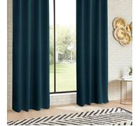 Atmosphera Créateur d'intérieur - Rideau Occultant "Topa" 140x260cm Bleu Égéen