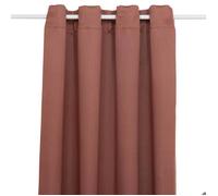 Atmosphera Créateur d'intérieur - Lot de 2 Rideaux Occultants "Kerry" 135x240cm Terracotta G
