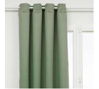 Atmosphera Créateur d'intérieur - Rideau Occultant "Topa" 140x260cm Vert Céladon Vert G
