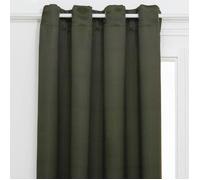 Atmosphera Créateur d'intérieur - Rideau Occultant "Topa" 140x260cm Vert Kaki Vert G