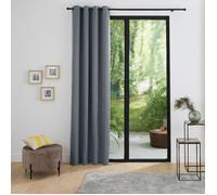 Rideau occultant phonique et thermique doublé polaire ""Arctique"" Granite