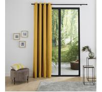 Rideau occultant phonique et thermique doublé polaire ""Arctique"" Miel