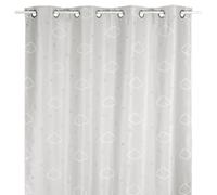 Atmosphera Rideau occultant enfant "Nuage" gris 140x250 cm