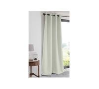 Rideau occultant - STOF - NOTTE - Œillets - Uni - Polyester - Ecru