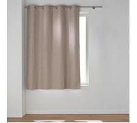 Douceur d'Intérieur – Rideau à œillets Crépuscule – 100% occultant thermique – 140 x 180 cm Beige
