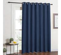 Rideau Occultant Thermiques 140 x 235 cm Anti Chaleur Anti Froid Draperies Intérieurs à Oeillets Froid 1Pièces pour Maison Chambre Salon Intérieurs, Bleu Foncé