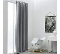 Rideau occultant a oeillets uni 140 240 cm