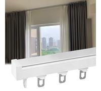 Rideau Occultant Tringle, Lourd Rail De Rideau Pour Mettre Un Rideau Autour D Une Baignoire Sur Pied, Rail De Fenêtres Souples Pour Tringle À Rideaux En Métal, Installation Du Plafond Ou Mur