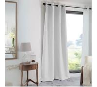 Rideau occultant uni 210gr/m2 Blanc 140x280 cm