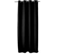 - Rideau uni occultant avec oeillets - 140 x 240 cm - Noir