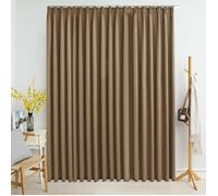 Rideau occultant - vidaXL - Taupe - 290x245 cm - Polyester - Lavable en machine