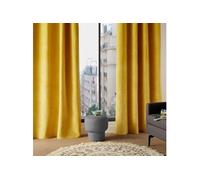 Atmosphera Créateur d'intérieur - Rideau Tamisant "Lilou" 140x260cm Ocre Ocre G