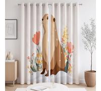 Rideau Ombre Cartoon Animaux Phoque Gris-Blanc La Taille du Rideau est 140 x 200cm,Il y a Deux pièces à l'intérieur, pour Salon