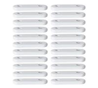 Rideau Ourlet Poids -Poids Anti-Vent à Coudre pour Rideaux de Douche, Salon, Balcon -Lestage Rideau en Plomb Premium - Stabilisateur Rideaux Métal Blanc (28g*25)