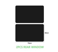 Rideau Pare-Soleil Avant Et Arrière Magnétique Pour Voiture,Pare-Soleil Pour Renault Rs Dehors,Megane 3,4,2,Clio,5 Line,Sandero,Scenic,Logan,Twingo - Type Rear-No Logo