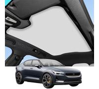 Rideau Pare-Soleil de Toit pour Polestar 2 2020-2025, Pare-Soleil Pliable en Verre à Isolation Thermique et Nano-Cristal de Glace, Anti-UV et Anti-affaissement.