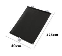 Rideau Pare-Soleil Pour Voiture,Vitre Latérale Arrière,Pare-Brise Avant/Arrière,Couvercle Noir,Ventouse,Accessoires Universels - Type 40x125cm #A