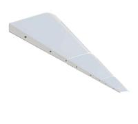 Rideau pare-soleil transparent pour porte d'entrée résistant aux UV - Pare-soleil invisible pour fenêtres d'extérieur - 280 cm - Parfait pour terrasse et porche