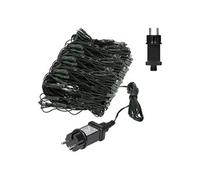 Unbekannt Réseau de lumière 160 LED Blanc Chaud 2x1m Éclairage pour extérieur et intérieur Décoration de Jardin Lampe Guirlande Lumineuse Rideau Lumineux