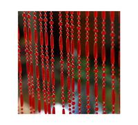 Rideau Perle Rideau de Porte de décoration de Maison, Perles en Plastique Blanches colorées, Rideau de fenêtre, Balcon, Jardin, Ornement de décoration DIY Rideau De Perles (Color : 2, Size : 20 STRI