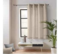 Rideau petite hauteur 135 x 180 cm coton/polyester recyclé Twily Beige