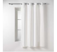 Rideau Petite Hauteur 135 x 180 cm - Coton/Polyester - Twily Blanc