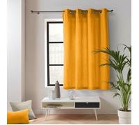 Rideau Petite Hauteur 135 x 180 cm - Coton/Polyester - Twily Jaune