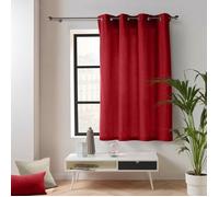 Rideau à Œillets "Twily" 135x180cm Rouge Rouge G