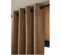 Rideau Petite Hauteur 140 x 180 cm - Occultant Doublé Polaire - Bjorn Camel