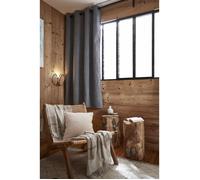 Rideau Petite Hauteur 140 x 180 cm - Occultant Doublé Polaire - Bjorn Gris
