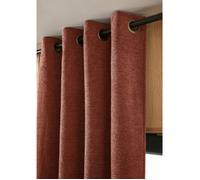 Rideau Petite Hauteur 140 x 180 cm - Occultant Doublé Polaire - Bjorn Terracotta