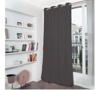 Rideau Phonique Occultant et Thermique ""MOONDREAM"" Argent 140x260 cm