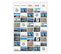 Rideau photo - 10 x 15 cm - Format carte postale - Porte-photos pour 50 pièces