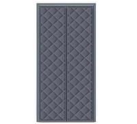 Rideau Porte Isolant Thermique Les rideaux de porte d'hiver sont froids et coupe-vent, tandis que les cloisons isolantes en coton épais d'automne conviennent à la chambre à coucher.(Grey,80 x210cm)