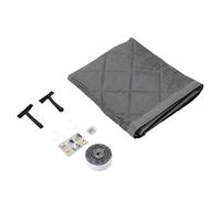 Rideau Porte Isolant Thermique Rideau de porte magnétique thermique isolant gris for air chaud et froid, dimensions 32 x 80 pouces