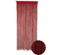 Rideau portière String pavot CONFORTEX pour porte - 90 x 200 cm - rouge G