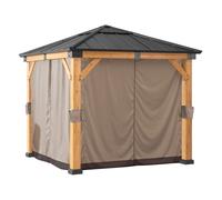 Rideau pour gazebo en cèdre - 273cm x 273cm