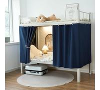 Rideau pour Lit Superposés Rideau Ombrage Occultant Mezzanine Dortoir Tente de Lit Couvre-Lits Baldaquin Moustiques Cabane Ciel de Lits Tentation Couchette Étudiants Collèges Draperies
