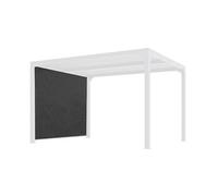 Rideau pour pergola bioclimatique 8 personnes gris perbir30