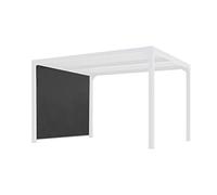 Habrita Rideau pour pergola bioclimatique PERBIR30 pour 8 personnes Gris