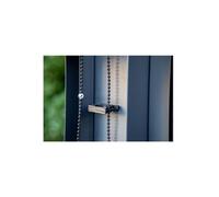 Rideau pour pergola bioclimatique PER 2430 BI - HABRITA - PVC tissé - gris clair